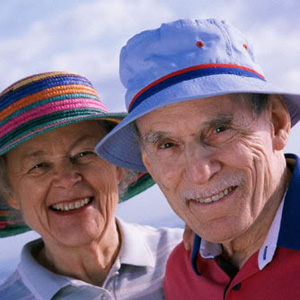 Man and Woman at Parkvue outdoors