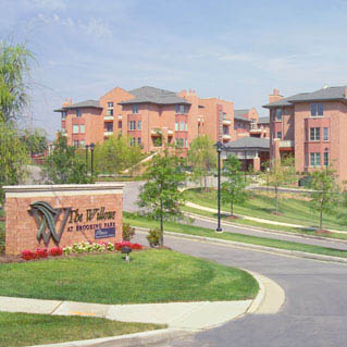 Exterior image of The Willows at Brooking Park