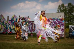 Dancing at RedCan Graffiti Jam