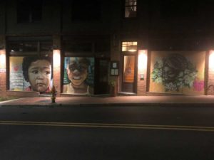 Murals of children of color