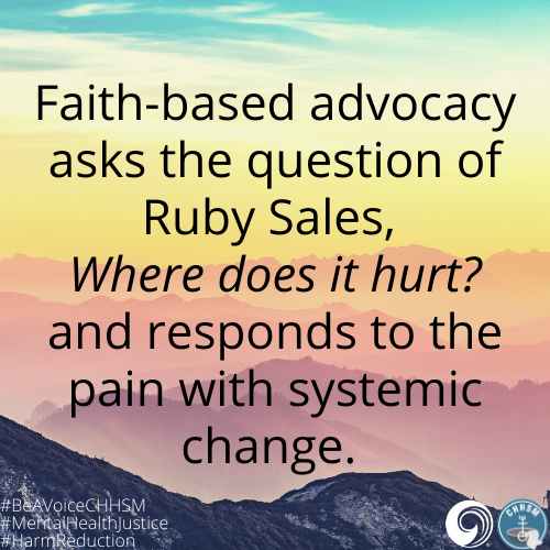 Faith based advocacy Faith based advocacy