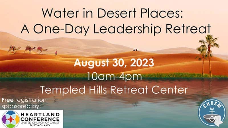 Water in Desert Places Save the Date Aug 2023